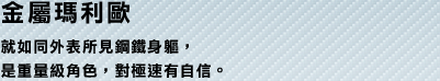 金屬瑪利歐 就如同外表所見鋼鐵身軀，是重量級角色，對極速有自信。